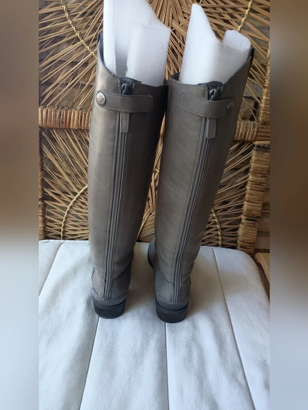 Sam Edelman Grey Tall Leather Boots_8